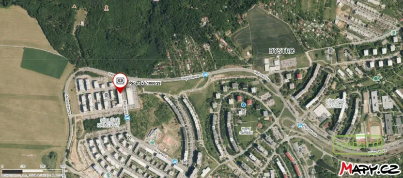 Pronájem bytu 1+kk, Brno - Žebětín, Říčanská, 30 m2