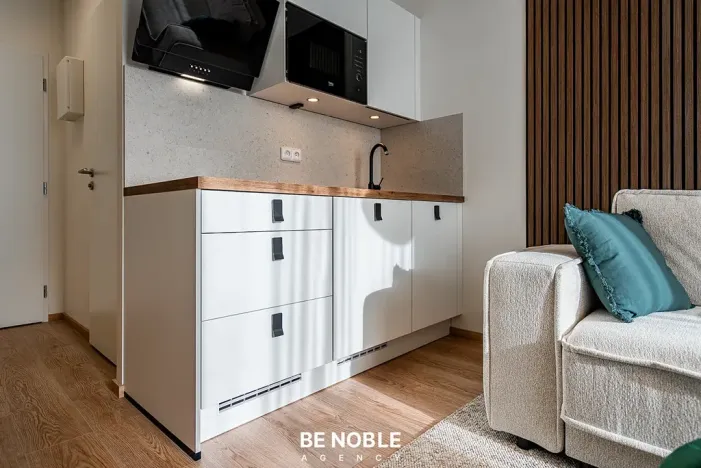 Pronájem bytu 1+kk, Praha - Vršovice, Kubánské náměstí, 21 m2