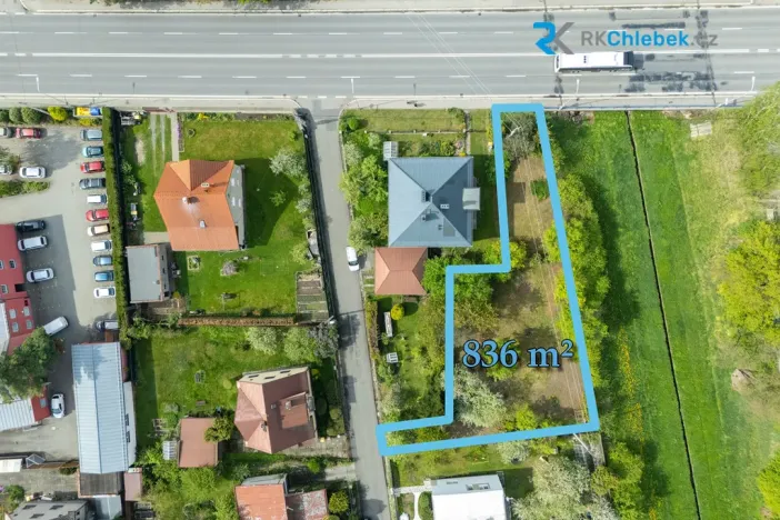 Prodej pozemku pro bydlení, Frýdek-Místek, Ostravská, 836 m2