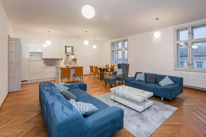 Pronájem bytu 3+kk, Praha - Vinohrady, Balbínova, 126 m2
