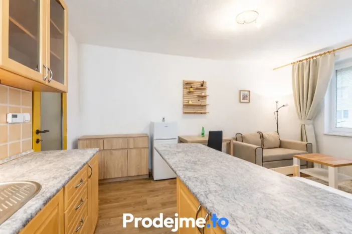 Pronájem bytu 1+kk, Dobšice, V Zahradách, 29 m2