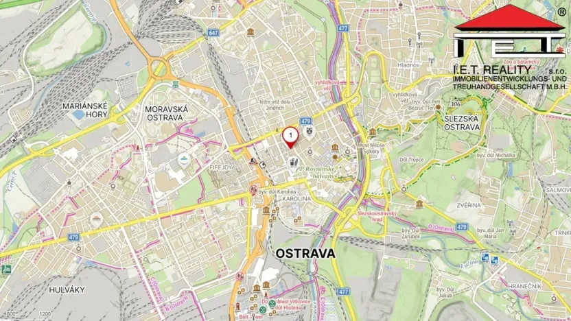 Pronájem bytu 3+kk, Ostrava, Škroupova, 125 m2