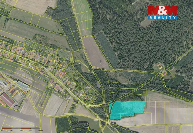 Prodej lesa, Ohaře, 13230 m2