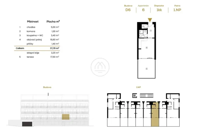 Prodej bytu 1+kk, Lipno nad Vltavou, 45 m2