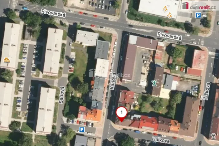 Pronájem bytu 2+1, Cheb, Hálkova, 52 m2