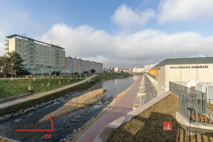 Pronájem bytu 1+kk, Brno - Štýřice, Bakalovo nábřeží, 23 m2