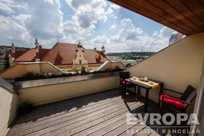Pronájem bytu 2+kk, Praha - Podolí, Nedvědovo náměstí, 105 m2