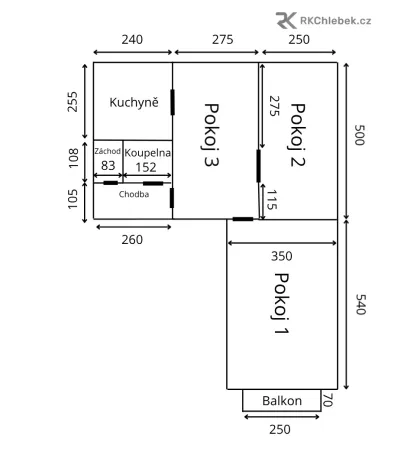 Prodej bytu 3+1, Frýdlant nad Ostravicí, Jiráskova, 58 m2