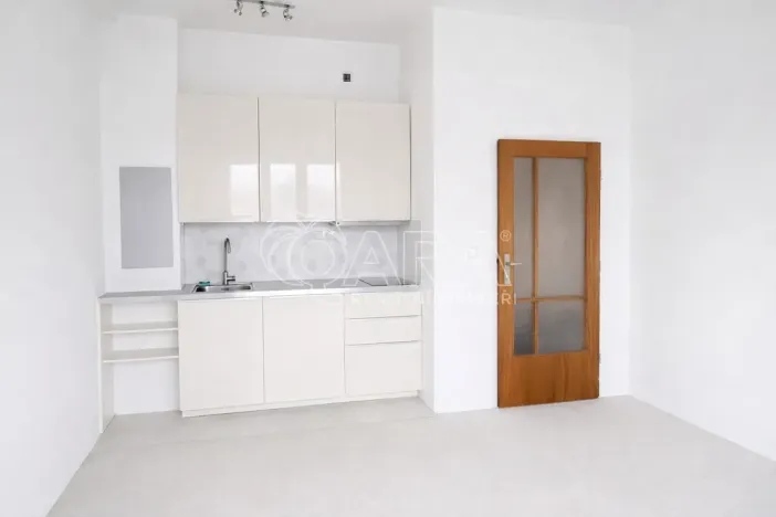 Pronájem bytu 1+kk, Praha - Holešovice, U Pergamenky, 30 m2