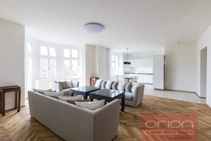 Pronájem bytu 4+1, Praha - Vinohrady, Hradešínská, 120 m2