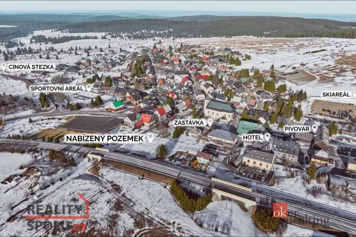 Prodej komerčního pozemku, Boží Dar, 3168 m2