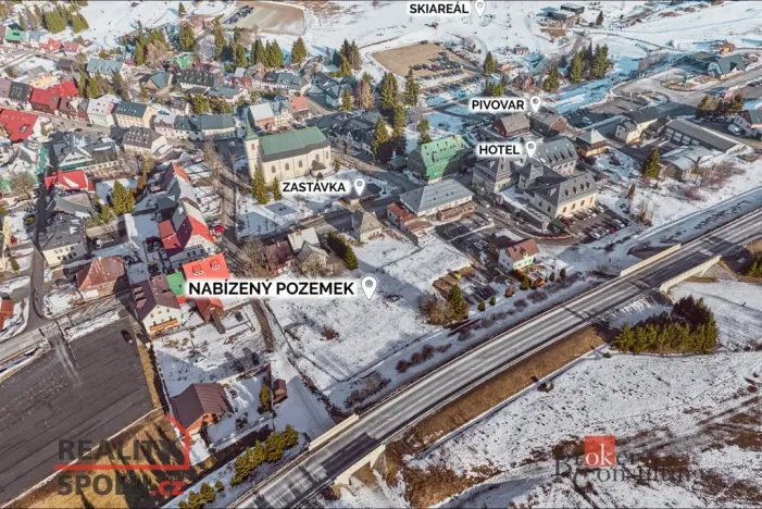 Prodej komerčního pozemku, Boží Dar, 3168 m2