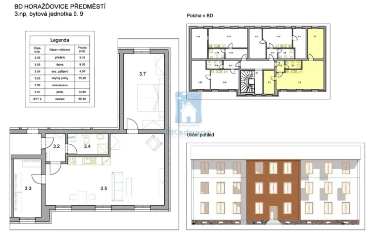 Prodej bytu 3+kk, Horažďovice, Předměstí, 65 m2