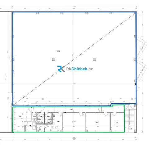 Pronájem skladu, Frýdek-Místek, Svazarmovská 317, 836 m2