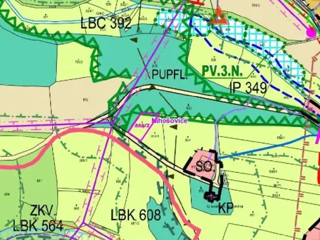 Dražba louky, Nihošovice, 1236 m2