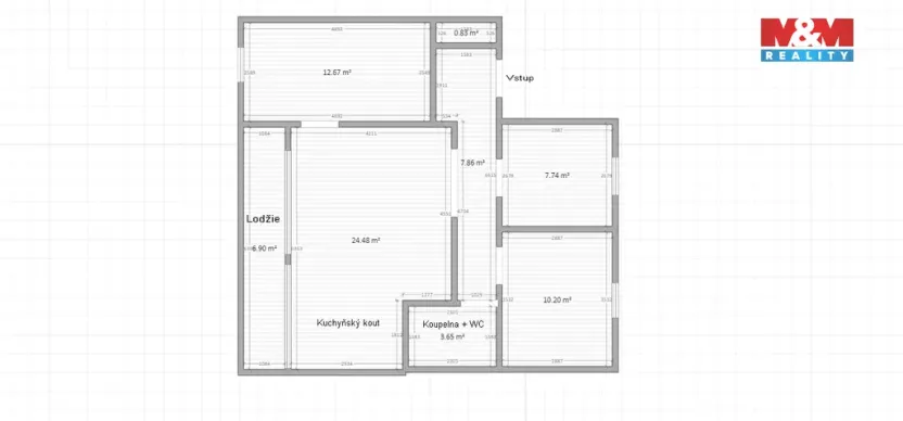 Prodej bytu 4+kk, Litoměřice - Předměstí, Bojská, 79 m2