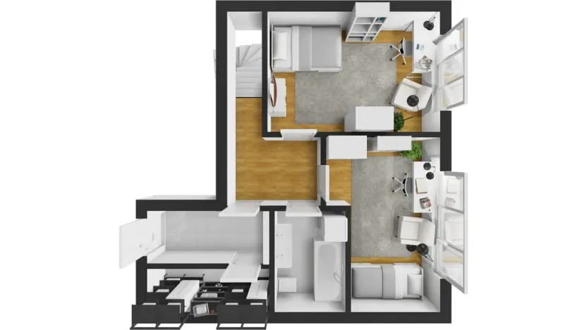 Prodej bytu 4+kk, Praha - Libeň, Nad Okrouhlíkem, 94 m2