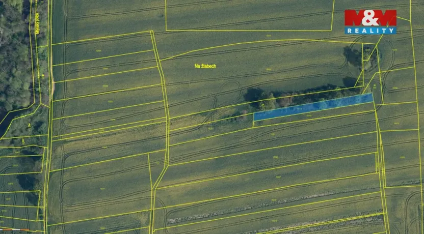 Prodej pole, Všestudy, 1578 m2