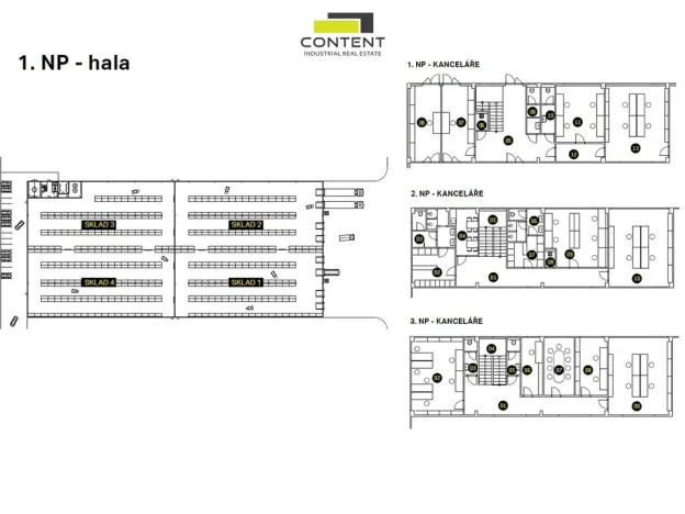 Pronájem výrobních prostor, Týniště nad Orlicí, V. Opatrného, 7800 m2