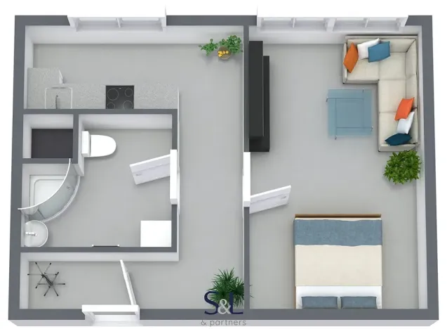 Pronájem bytu 1+1, Liberec, Česká, 38 m2