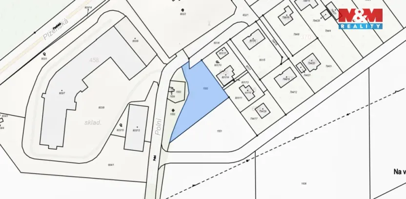 Prodej pozemku pro bydlení, Zbůch, 1309 m2