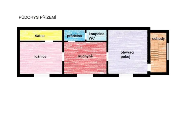 Prodej rodinného domu, Stochov, Nerudova, 157 m2