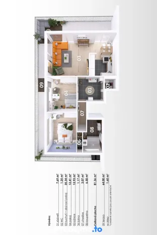 Pronájem bytu 3+kk, Znojmo, Za Plovárnou, 85 m2