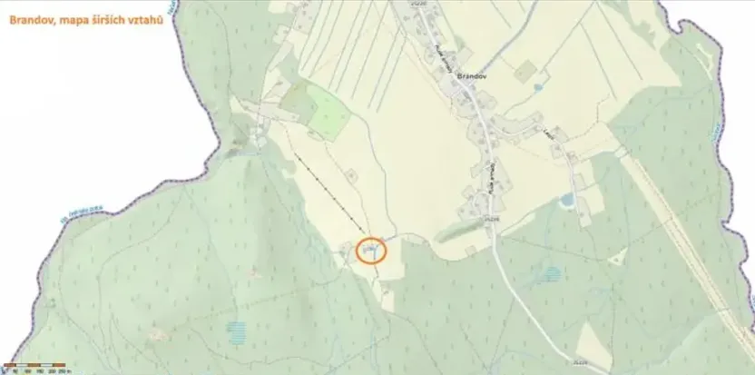 Prodej pozemku pro bydlení, Brandov, 3137 m2
