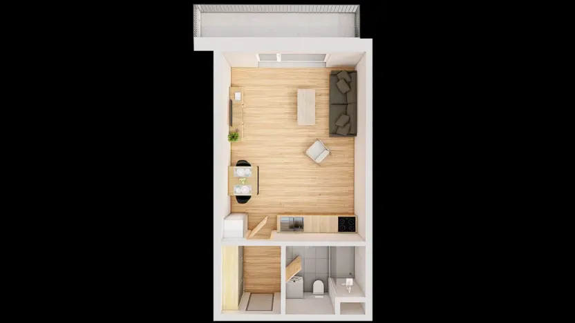 Prodej bytu 1+kk, České Budějovice, Jírovcova, 41 m2