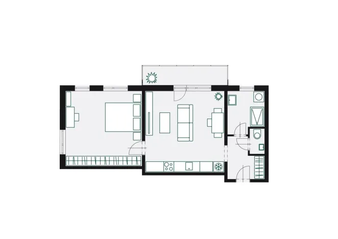 Prodej bytu 2+kk, Ostrava - Poruba, Mongolská, 65 m2