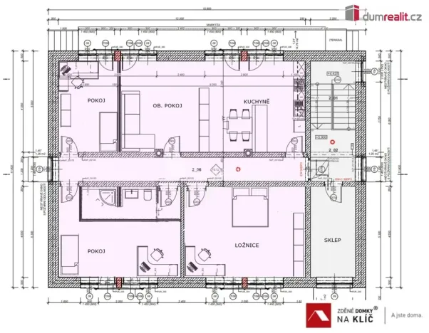 Prodej domu na klíč, Zlín, Nivy II, 118 m2