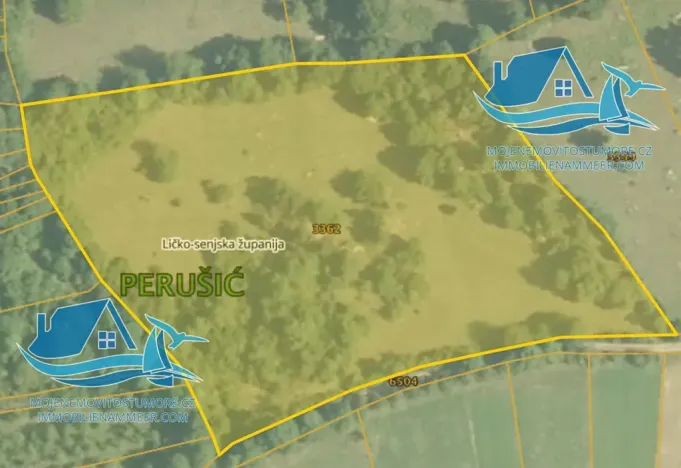 Prodej pozemku pro bydlení, Perušić, Chorvatsko, 14173 m2
