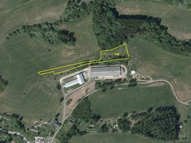 Dražba pozemku pro bydlení, Vidochov, 4068 m2