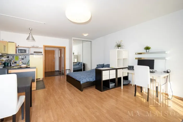 Pronájem bytu 1+kk, Praha - Smíchov, Randova, 47 m2