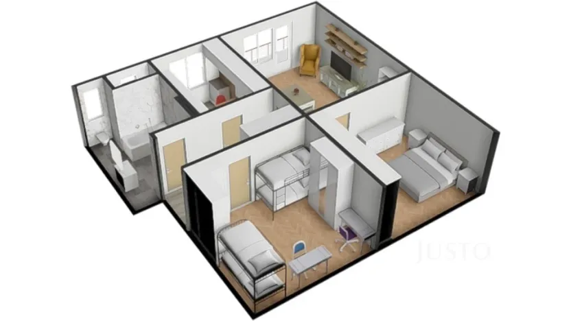 Prodej bytu 3+1, Písek, Budovatelská, 80 m2