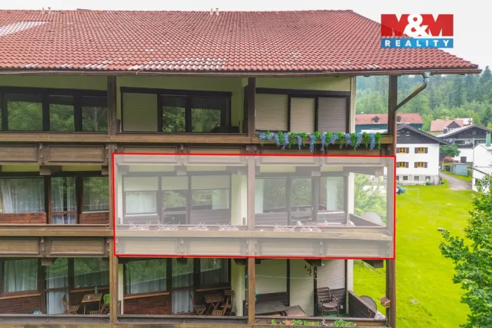 Prodej bytu 2+kk, Železná Ruda - Alžbětín, 55 m2