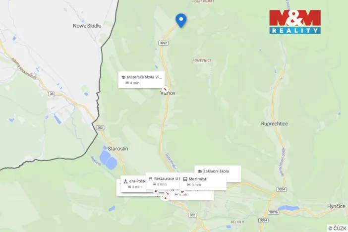 Prodej pozemku pro bydlení, Meziměstí - Vižňov, 1413 m2