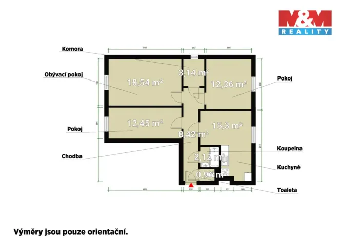 Prodej bytu 3+1, Sytno, 70 m2