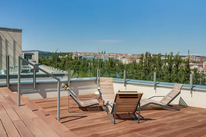 Pronájem bytu 1+kk, Praha - Karlín, Breitfeldova, 40 m2