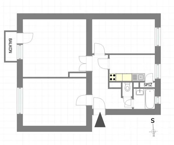 Prodej bytu 3+1, Žinkovy, 89 m2