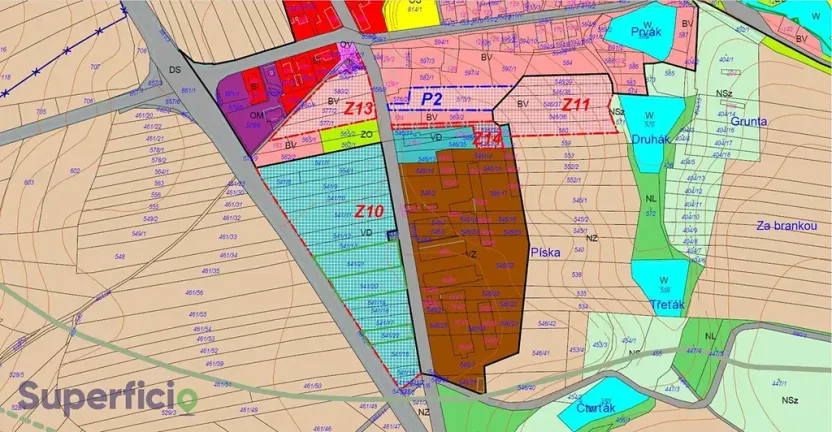 Prodej komerčního pozemku, Zámrsk, 897 m2
