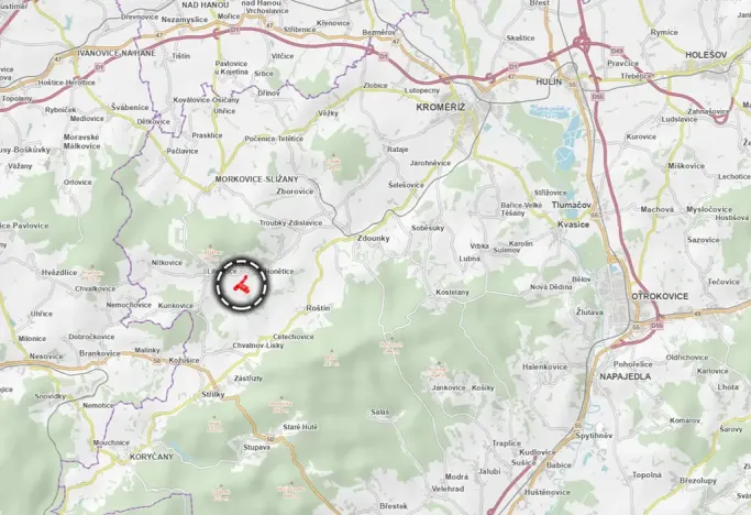 Prodej pole, Hoštice, 24927 m2