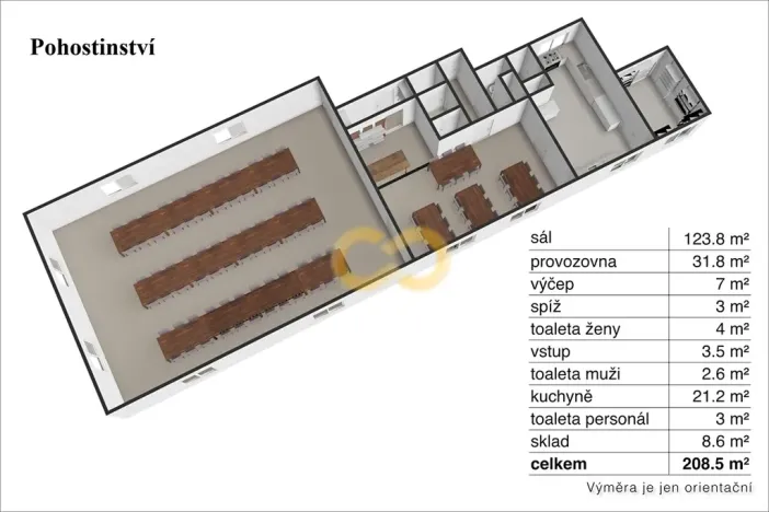 Prodej ubytování, Hoslovice, 468 m2