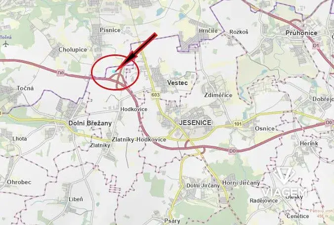 Prodej podílu pole, Zlatníky-Hodkovice, 3876 m2