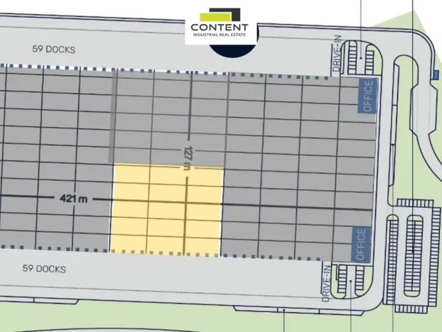 Pronájem skladu, Vrskmaň, Průmyslová, 4300 m2