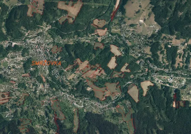 Prodej pozemku, Smržovka, 504 m2