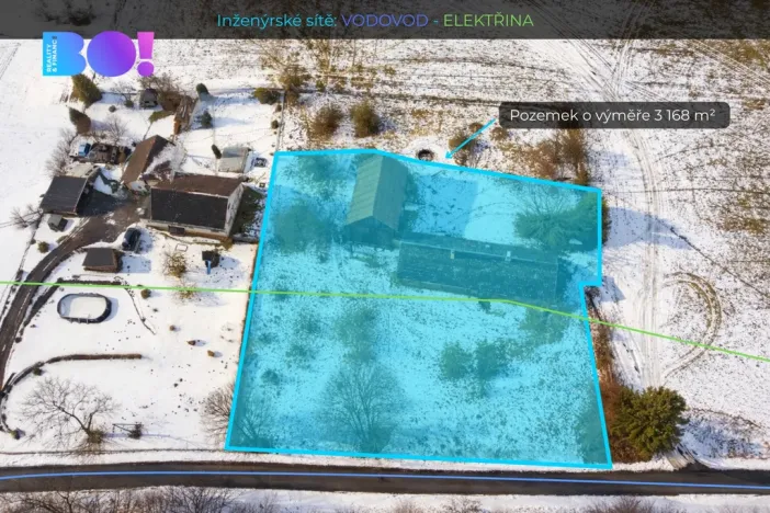 Prodej pozemku pro bydlení, Sobotín - Terezín, 3168 m2