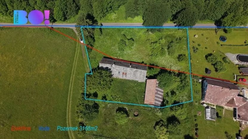 Prodej pozemku pro bydlení, Sobotín - Terezín, 3168 m2