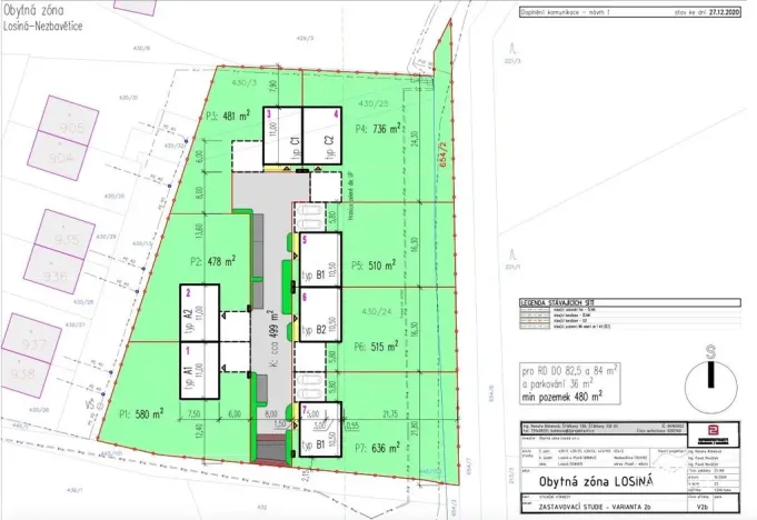 Prodej pozemku pro bydlení, Losiná, 4295 m2