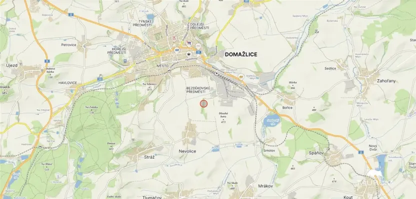 Prodej zahrady, Domažlice, 5634 m2